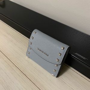 Studded Michael Kors compact wallet